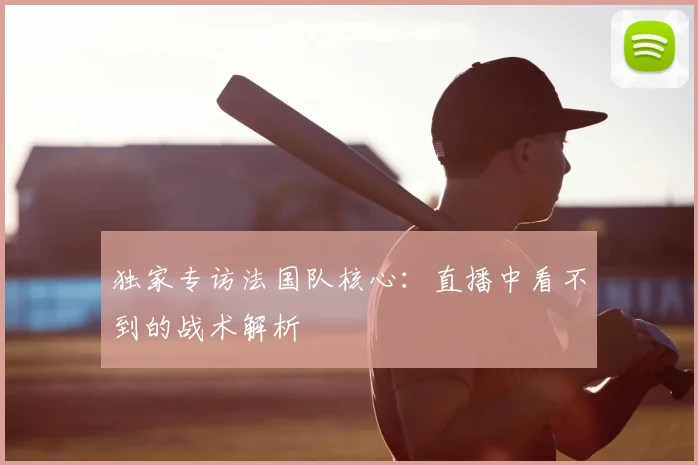 独家专访法国队核心:直播中看不到的战术解析